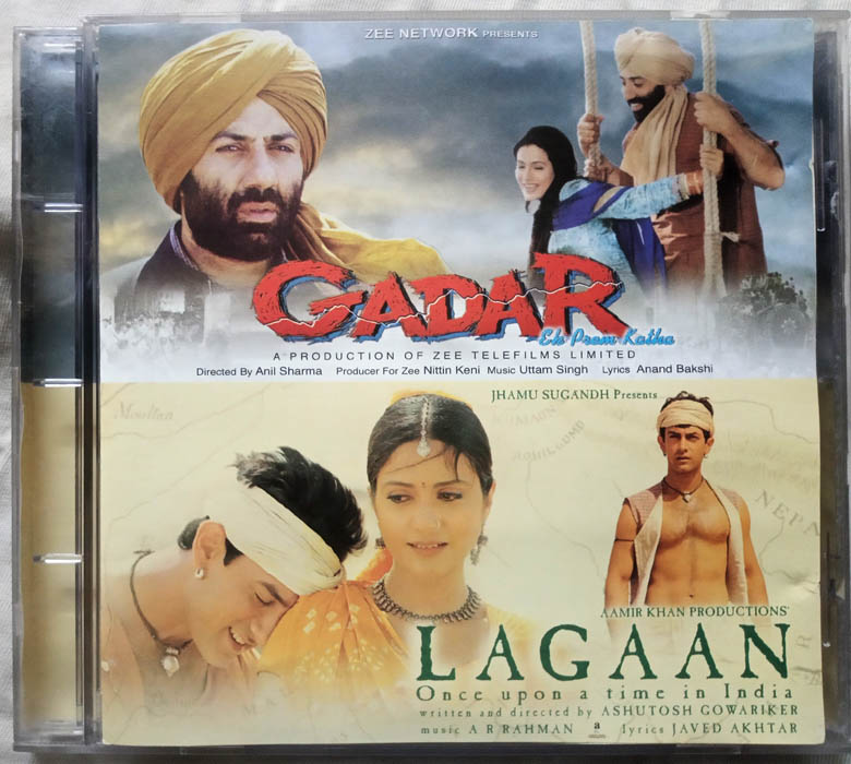 Gadar - Lagaan Hindi Film Audio cd