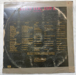 Hits you love Tamil Film Tamil LP Vinyl Record