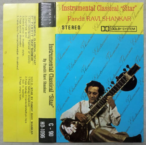 Instrumental Classical Sitar Pandir Ravi Shankar Audio Cassette