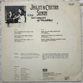 Jagjit & Chitra Live Singh in concert at wembley Hindi LP Vinyl Record