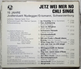 Jetz wei mer no chli singe Album Audio cd