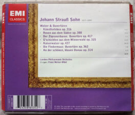 Johann Straub Sohn Walzer & Ouverturen London Phiharmonc Orchestra Franz Welser Most Audio cd