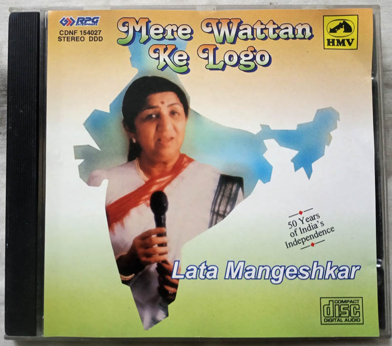 Mere Wattan Ke Logo Lata Mangeshkar Hindi Audio cd (2)