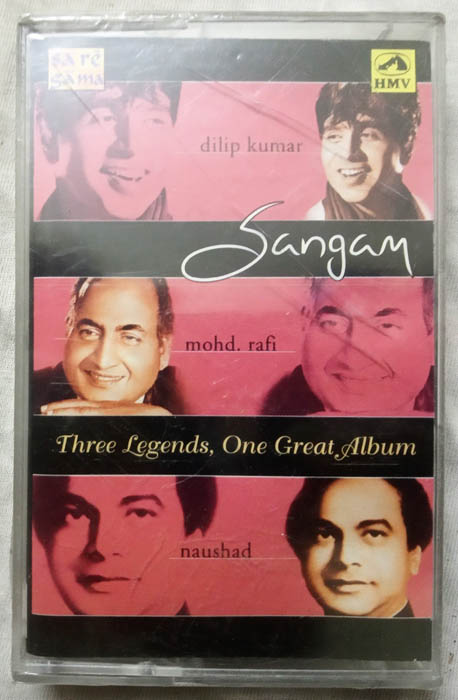 Sangam Three Legends one great album Hindi Audio Cassette (2)