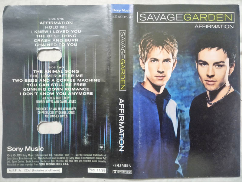 Savage Garden Affirmation Audio Cassette