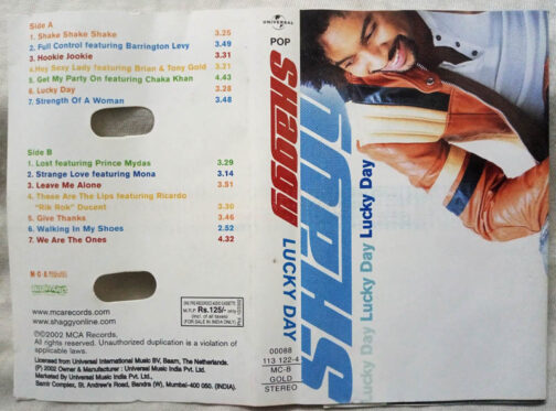Shaggy Lucky Day Audio cassette