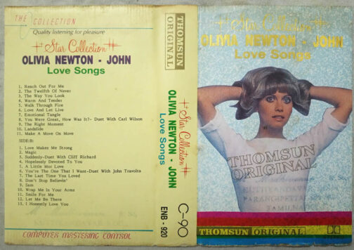 Star Collection Olivia Newton John Love Song Audio cassette