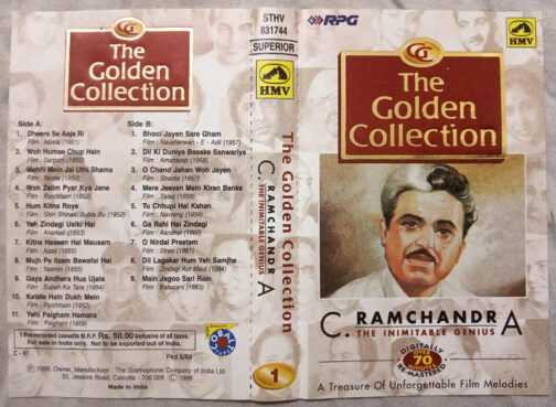 The Golden Colection C.Ramchandra The Inimitable genius Yahoo Hindi Audio cassette