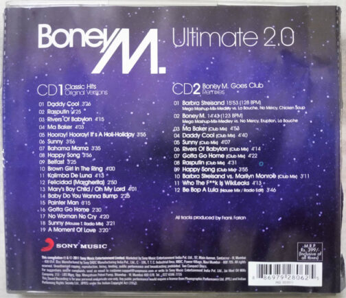 Ultimate 2.0 Boney M Audio cd (1)