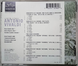 Vilvadi the four seasons la scala philharmonic riccardo muti Audio cd