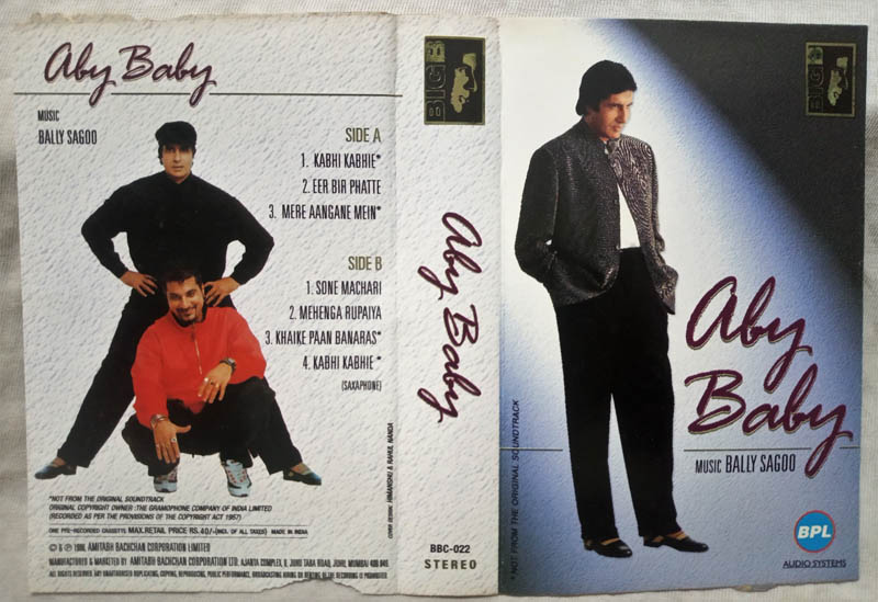 Aby Baby Hindi Audio cassette By bally sagoo