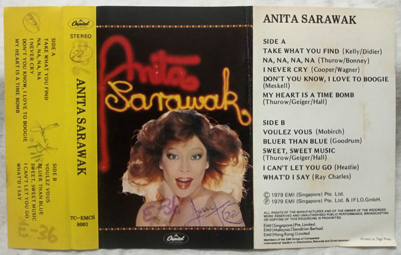 Anita Sarawak Audio Cassette