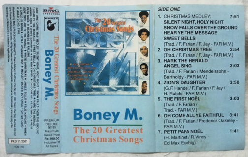 Boney m The Greatest Christmas Songs Audio Cassette