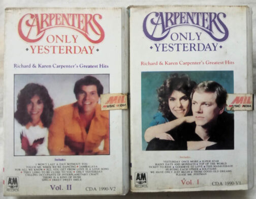 Carpenter Only Yesterday Vol 1 & 2 English Audio Cassettes (2)