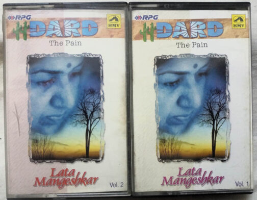 Dard The Pain Lata Mangeshkar vol 1 & 2 Hindi Film Audio Cassette (2)