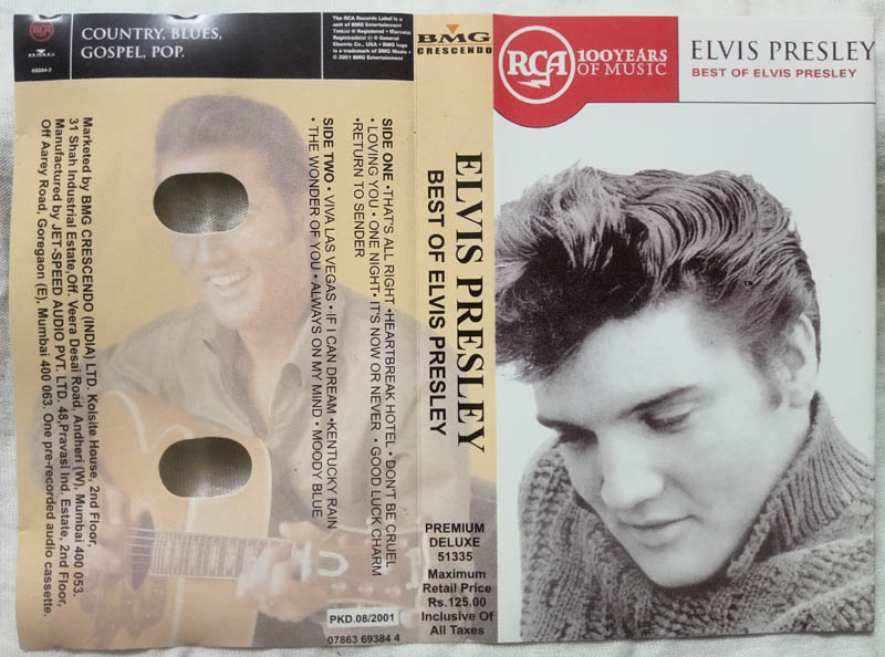 Elvis Presley Best of Presley Audio Cassette