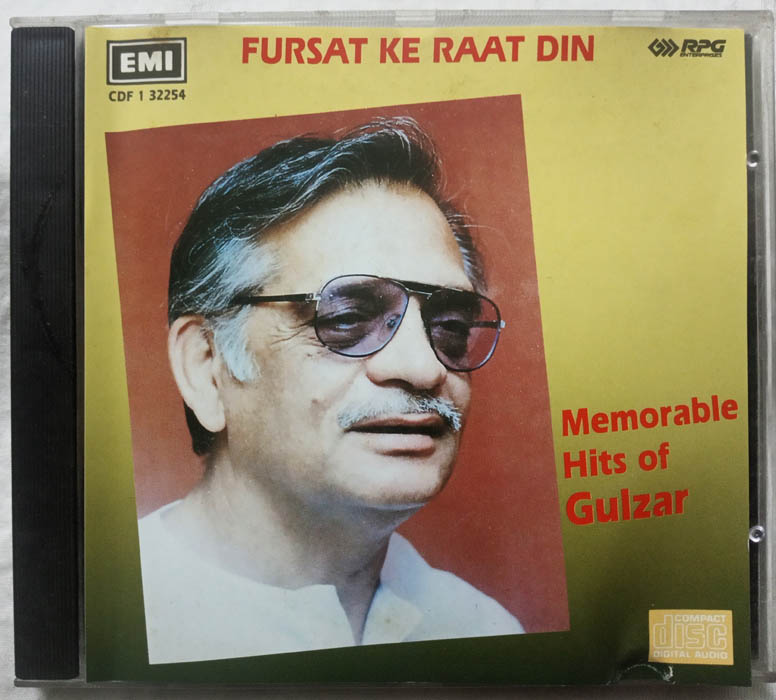Fursat Ke Raat Din Memorable Hits of Gulzar Hindi Audio CD (2)