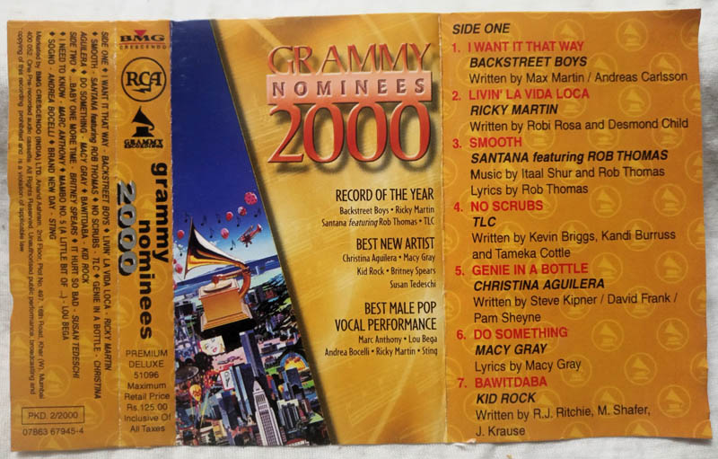 Grammy Nomineed 2000 Audio Cassette