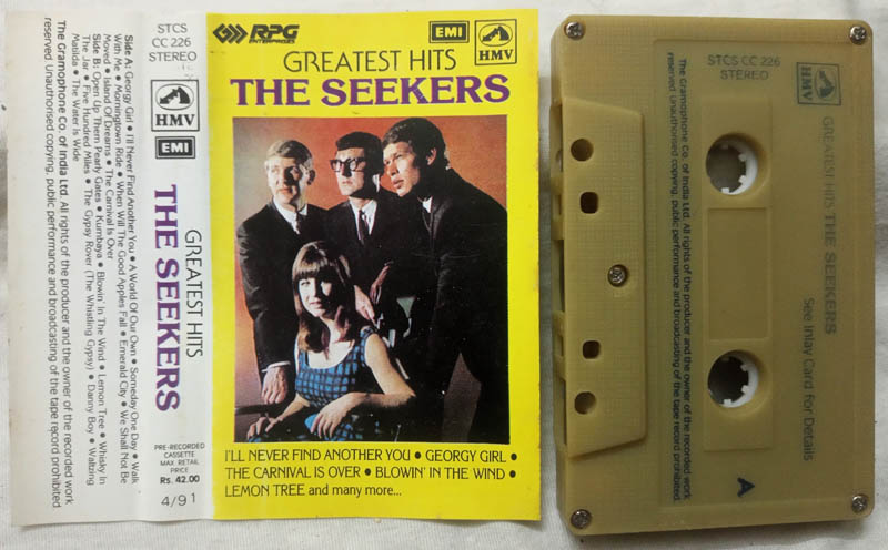 Greatest Hits The Seekers Audio Cassette