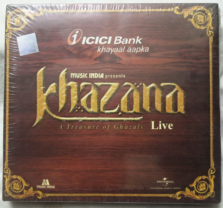 Khazana A Treasure of Ghazals Live Hindi Audio cd (2)