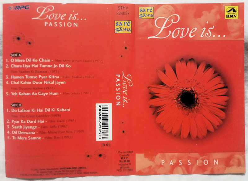 Love is Passio Hindi Film Audio Cassette
