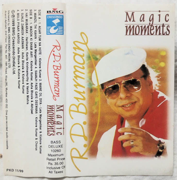 Magic Moments R.D.Burman Hindi Film Audio Cassette