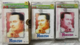 Mohabbat The Romance Mukesh 1 to 2 Hindi Film vol Audio Cassette