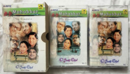 Mohabbat The Romance O Sathi Chal Vol Hindi Film Audio 1 & 2 Cassette