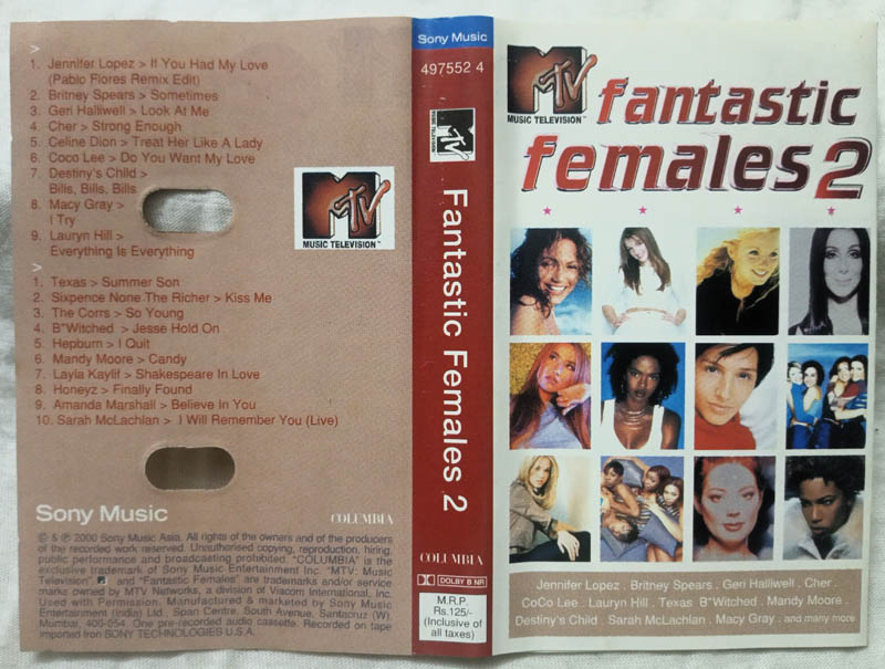Mtv Fantastic Females 2 Audio Cassette