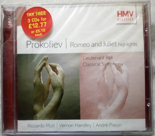 Prokofiev Romeo and Juliet Highlights Audio Cd (2)