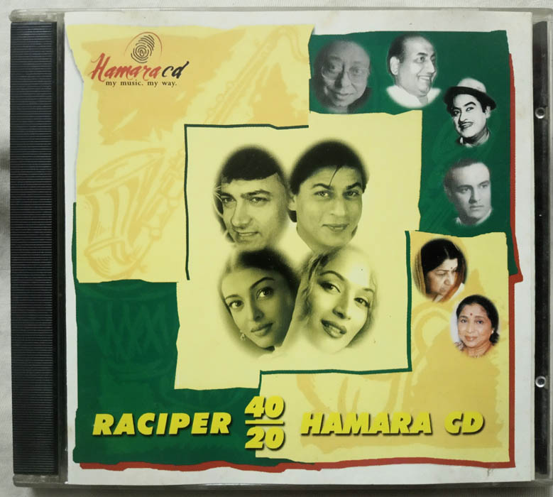 Raciper 40-20 Hamara cd Hindi Film Audio Cd