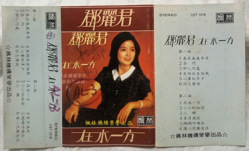 Teresa Teng Hong Kong Chinese Audio Cassettes