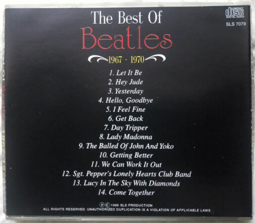 The Best of Beatles Audio Cd