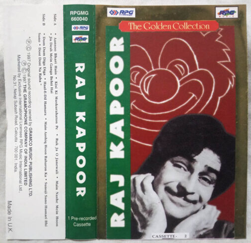 The golden collection Raj kapoor Hindi Film Audio cassette