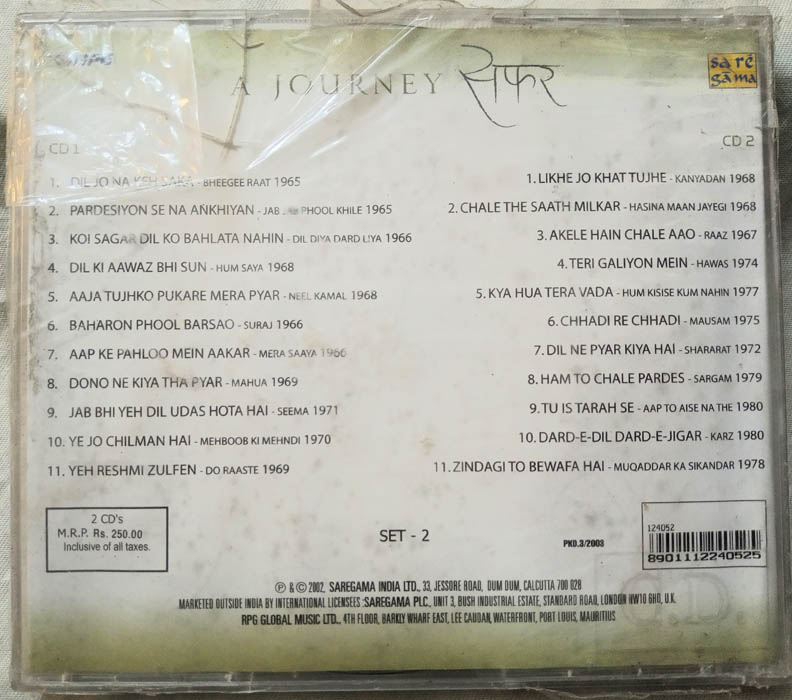 cd Calcutta Evergreen & Other Songs SEALED Double cd