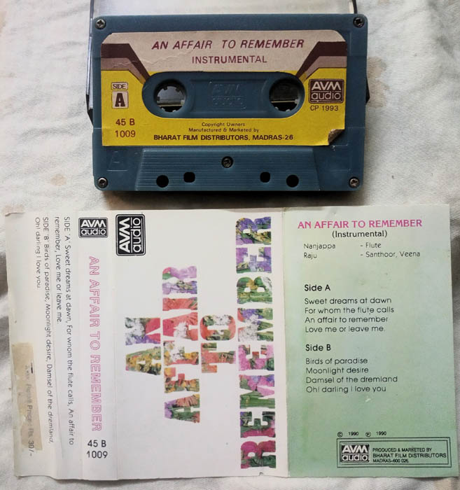An Affair to Remember Instrumental Audio cassette