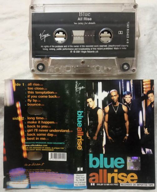Blue All Rise Album Audio cassette