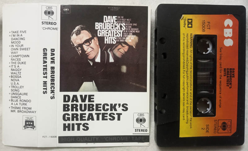 Dave Brubecks Greatest Hits Audio Cassette