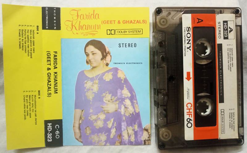 Farida Khanum Geet & Ghazals Audio Cassette