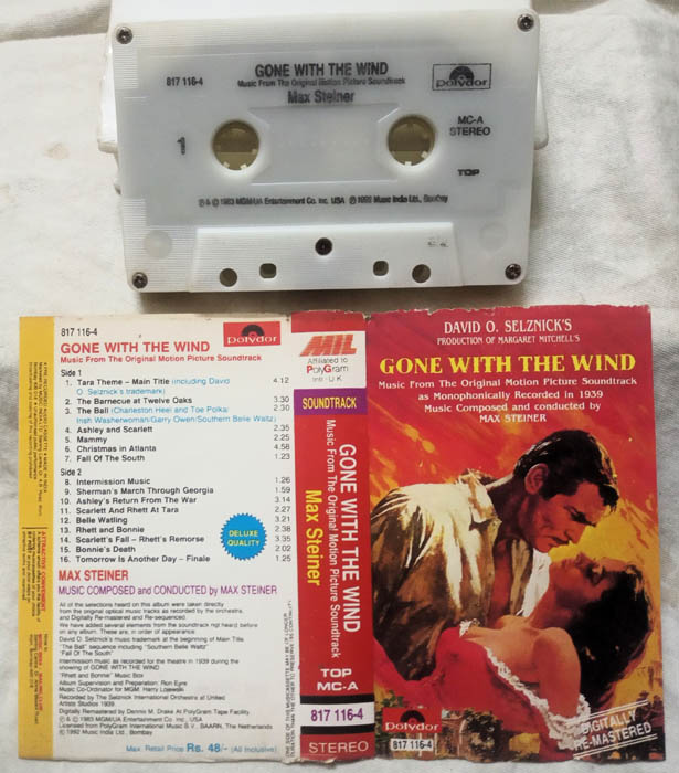 Gone with the wind Soundtrack Audio cassette