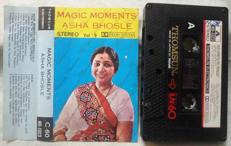 Magic Moments Asha Bhosle Vol 9 Hindi Film song Audio cassette