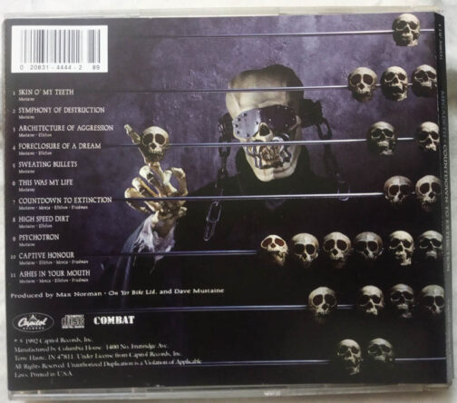 Megadeth Album Audio cd