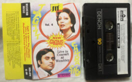 New Ghazals Live in concert at wembley vol 4 Jagjit Singh & Chitra Singh Hindi Audio Cassette