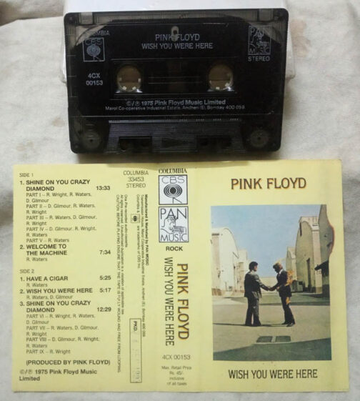Pink Floyd wish you were here Album Audio cassette