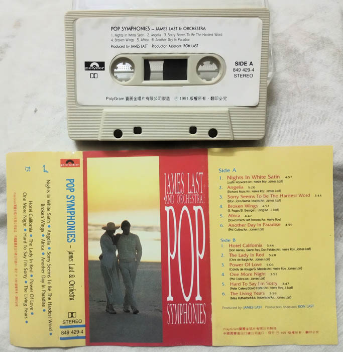 Pop Symphonies James Last & Orchestra Album Audio cassette
