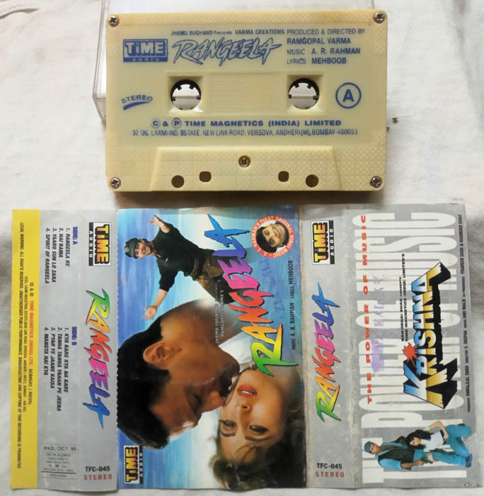 Rangeela Hindi Audio Cassettes By A. R. Rahman