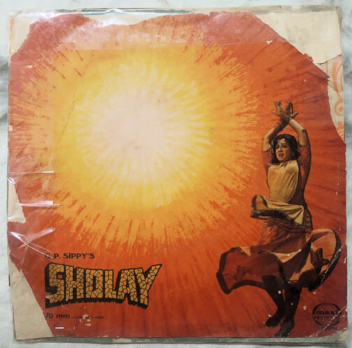 Sholay EP Vinyl Record by Rahul Dev Burman