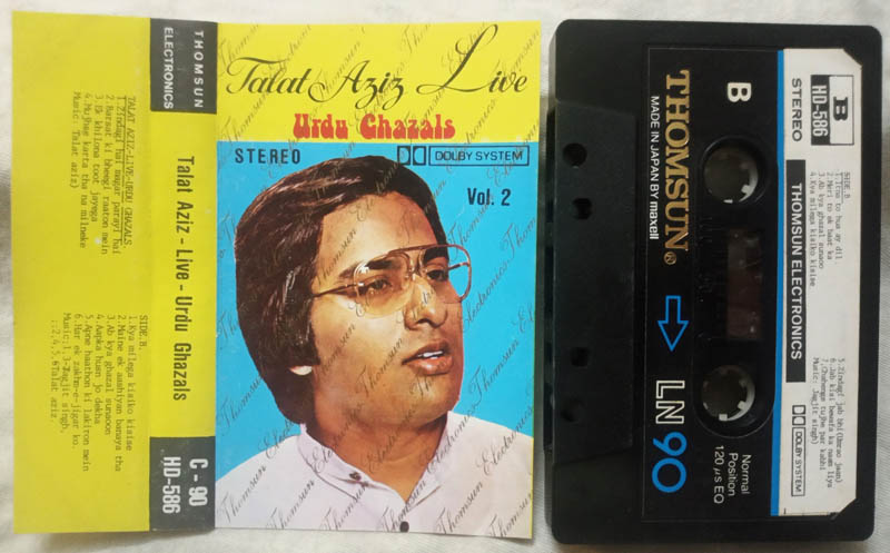 Talat Azizi Live Urdu Ghazal Audio Cassette