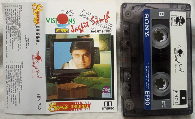 Visions Ghazals Jagjit Singh & Chitra Singh Hindi Audio Cassette