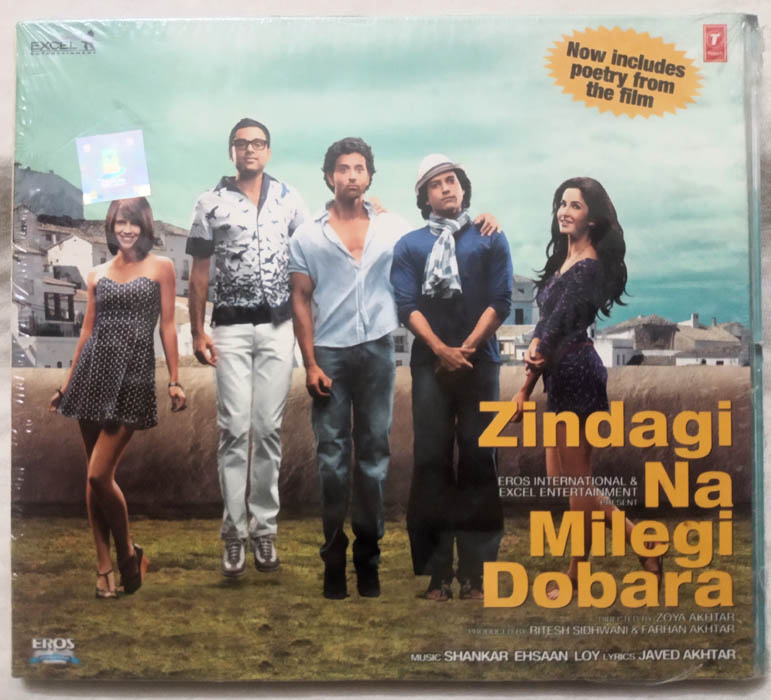 Zindagi Na Milegi Dobara Hindi Film Song Audio cd by Shankar Ehsaan Loy